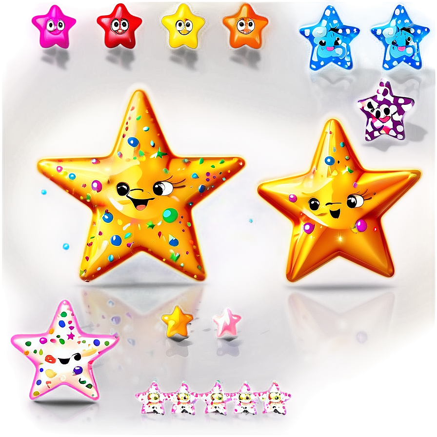 Cartoon Stars Transparent Png Xap37