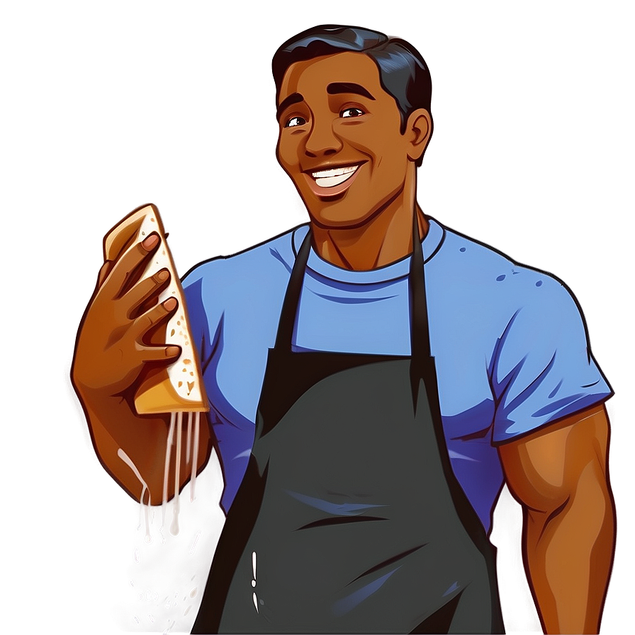 Cartoon Style Baker Png 54