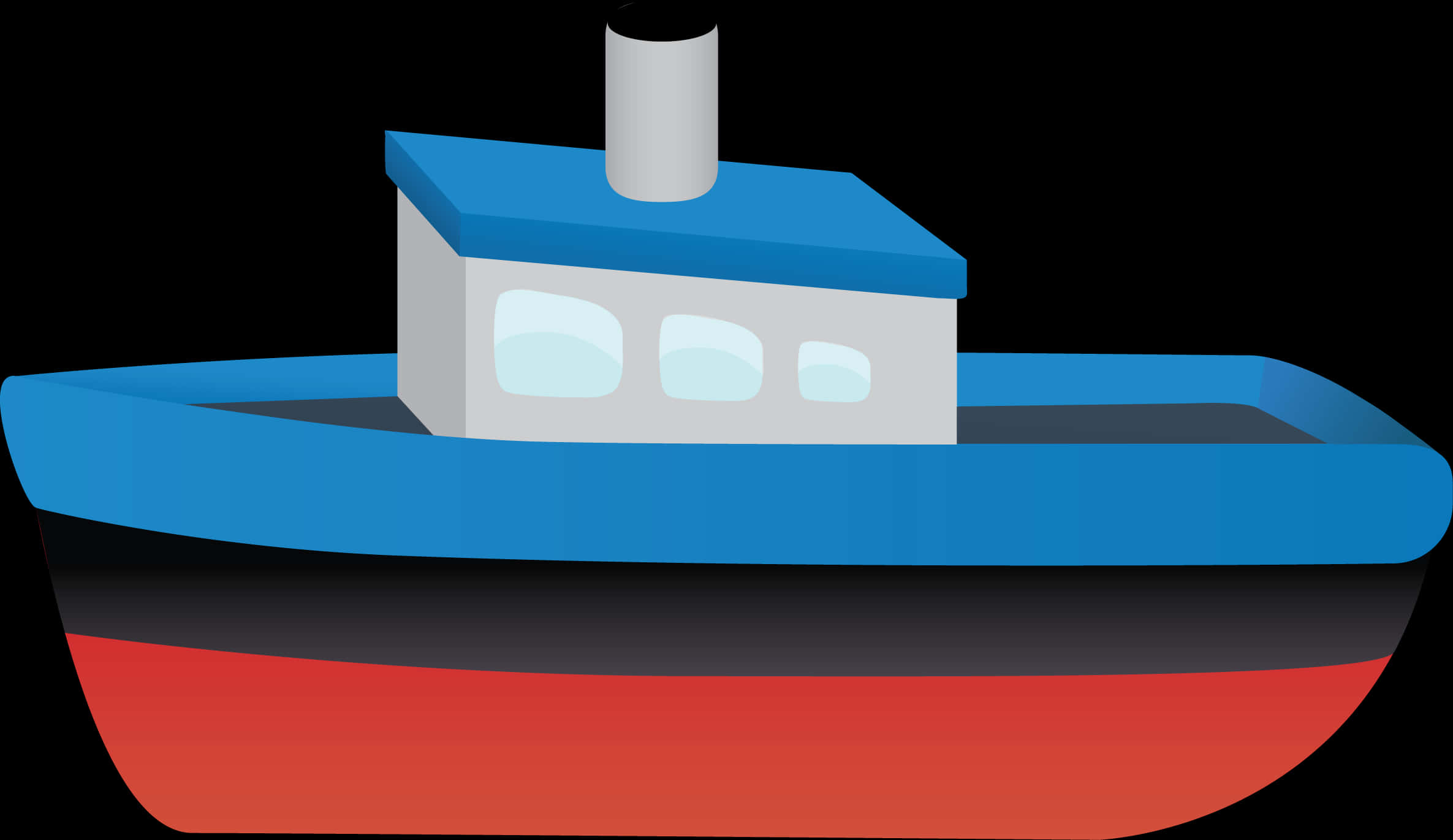 Cartoon Style Boat Illustration