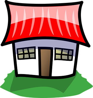 Cartoon Style Colorful House