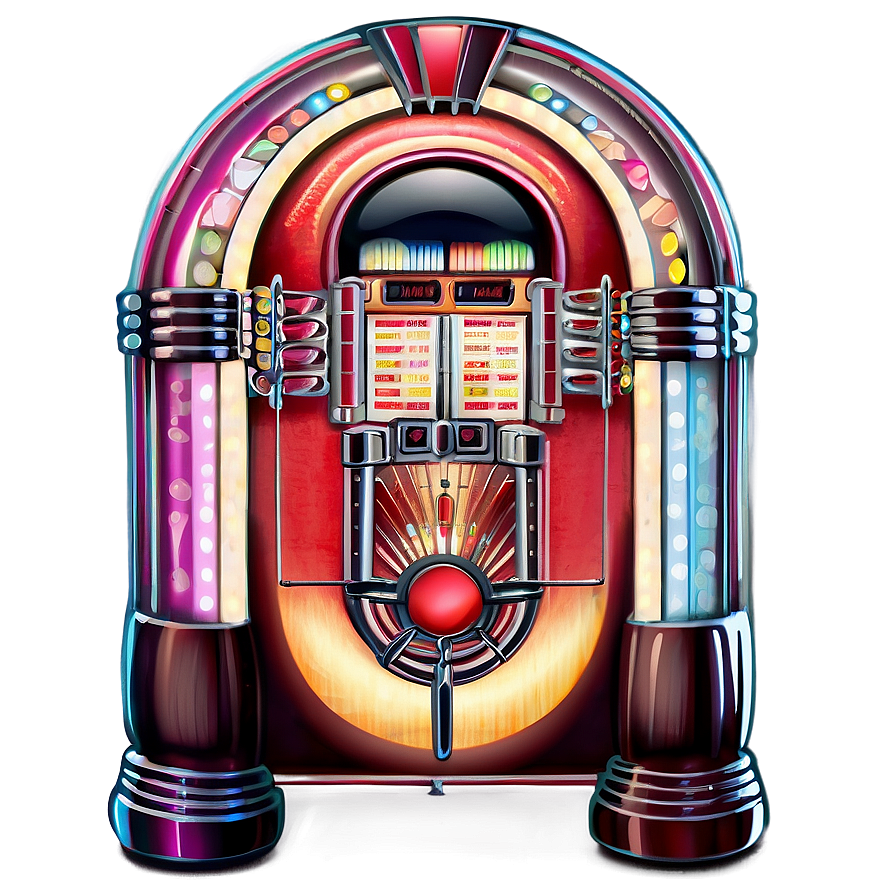 Cartoon Style Jukebox Png 06112024