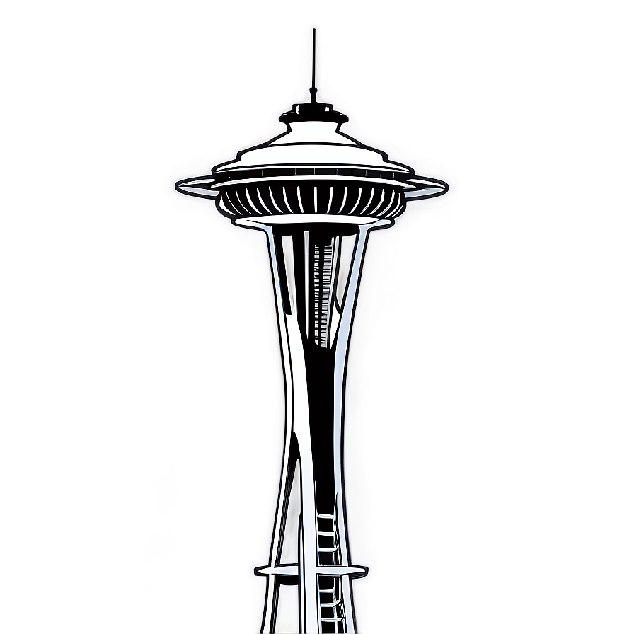 Cartoon Style Seattle Skyline Png Eef98