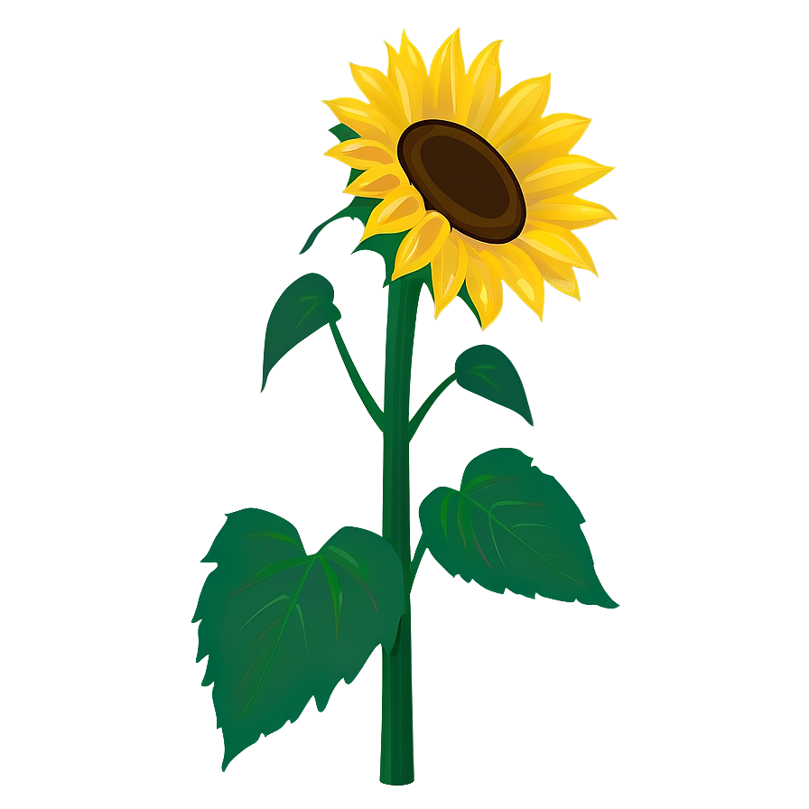 Cartoon Sunflower Png 05032024