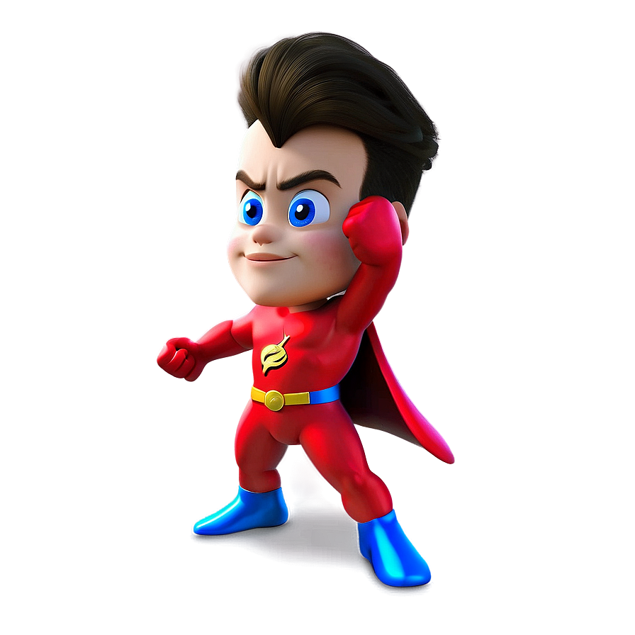 Cartoon Superhero Png Hsw13