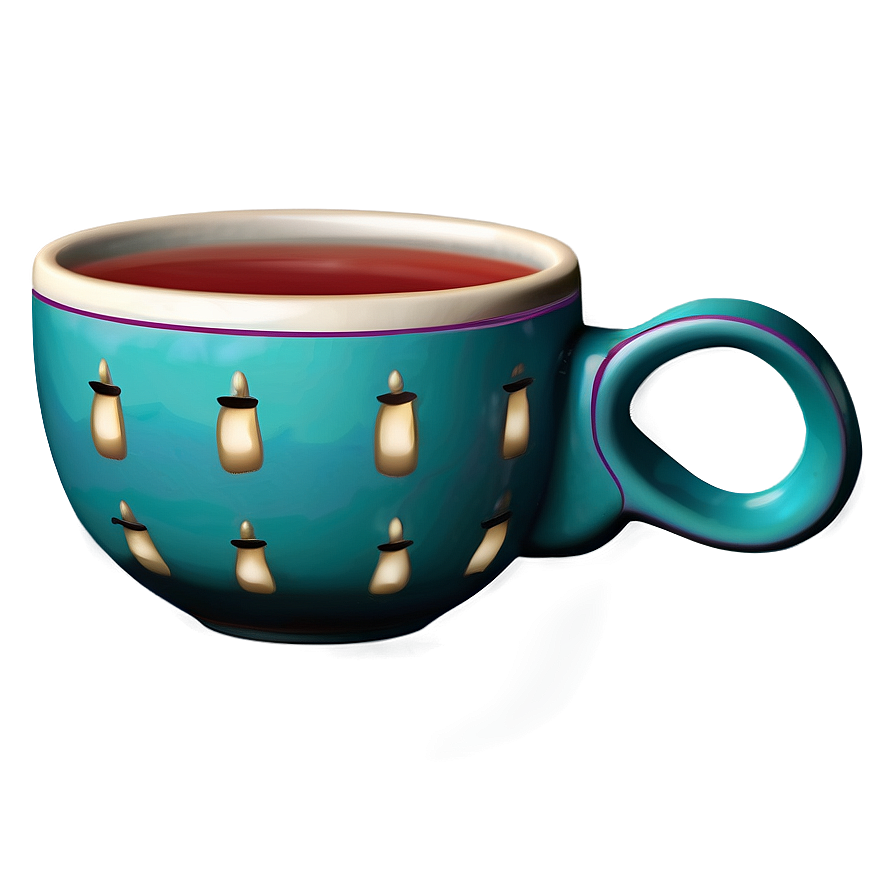 Cartoon Tea Cup Fun Png 2