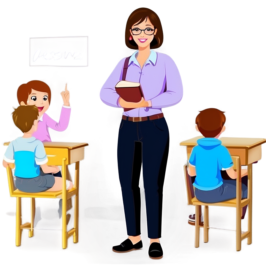 Cartoon Teacher Png Ajy79