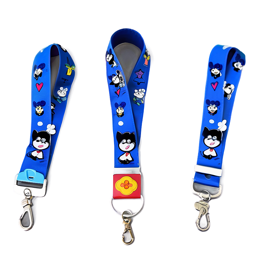 Cartoon Themed Lanyard Png Bkk