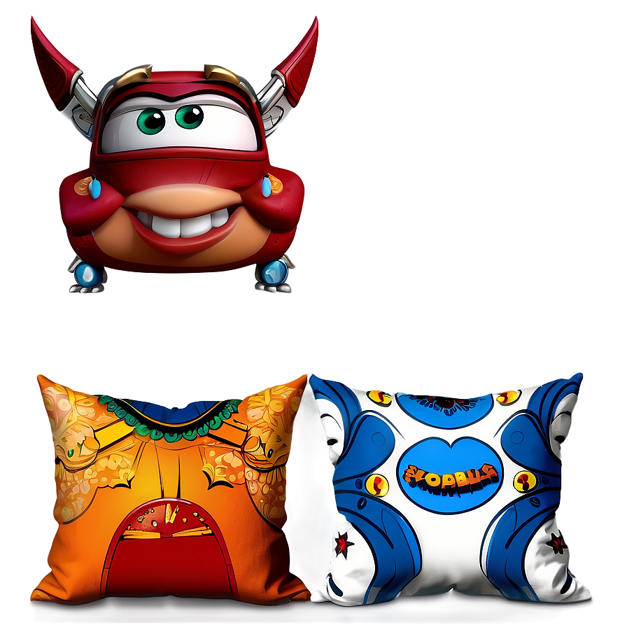 Cartoon Throw Pillows Png Qyv43