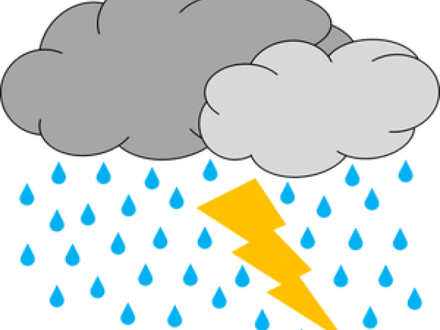 Cartoon Thunderstorm Illustration