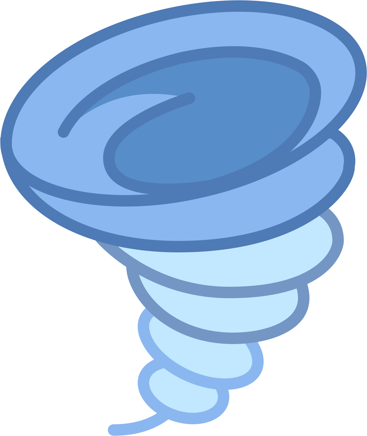 Cartoon Tornado Graphic