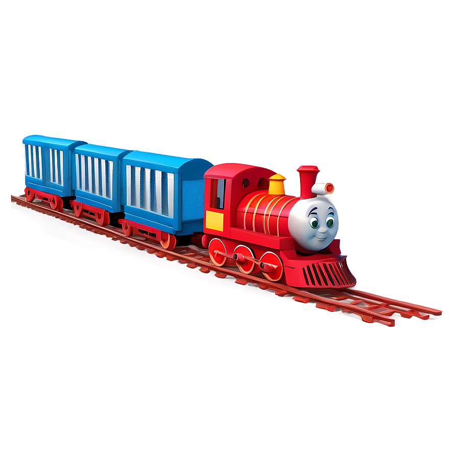 Cartoon Train Character Png 05212024