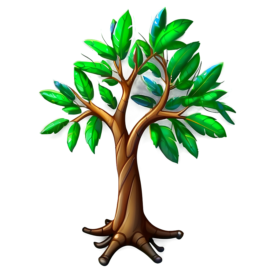 Cartoon Tree Branch Png Qrc