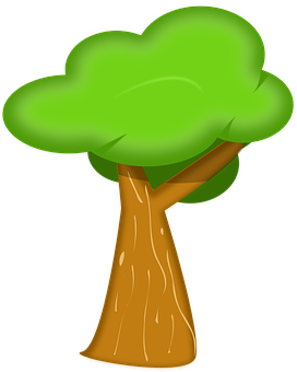 Cartoon_ Tree_ Illustration