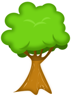 Cartoon_ Tree_ Illustration