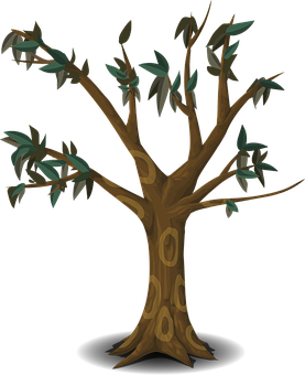 Cartoon Tree Illustration