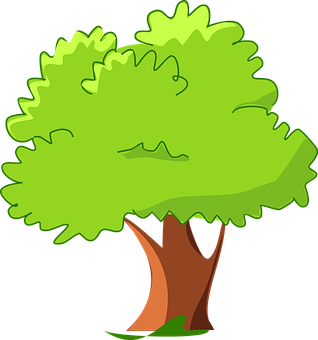 Cartoon_ Tree_ Vector_ Graphic