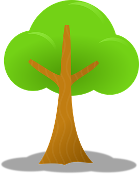 Cartoon_ Tree_ Vector_ Graphic