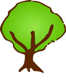 Cartoon Tree Vector Illustration