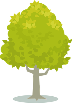 Cartoon Tree Vector Illustration