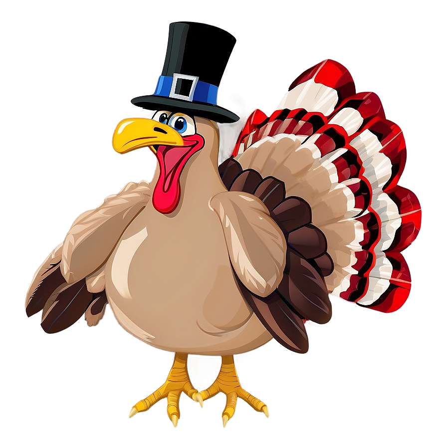 Cartoon Turkey In Disguise Png 06262024