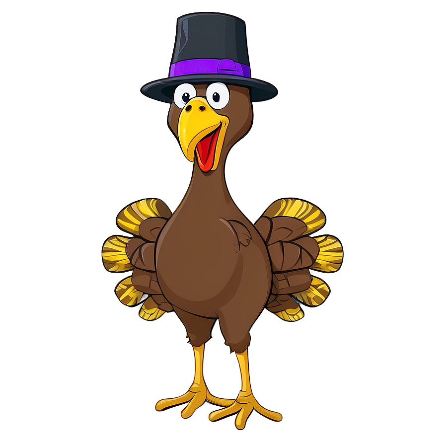 Cartoon Turkey In Disguise Png Qhw