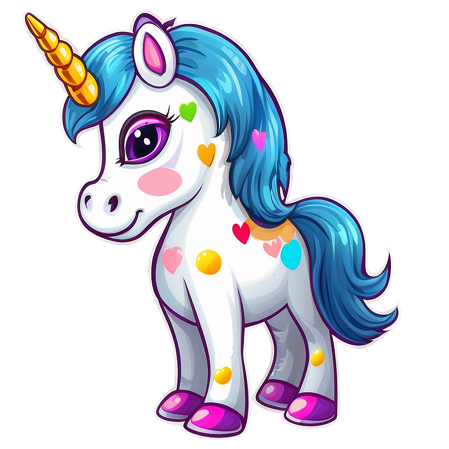 Cartoon Unicorn Clipart Png Eau