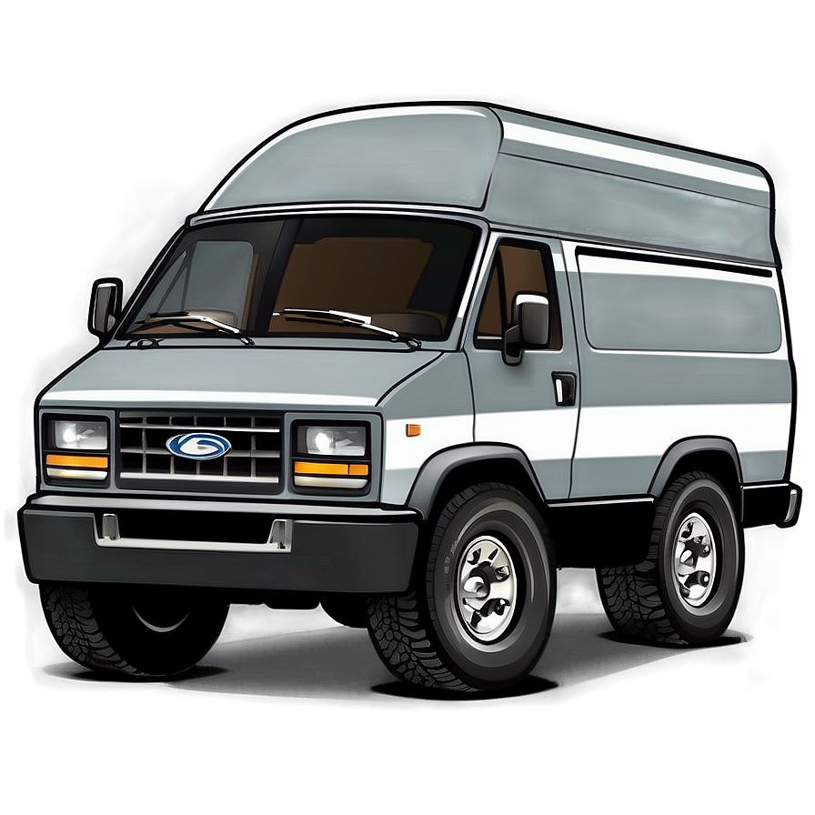 Cartoon Van Drawing Png 06202024