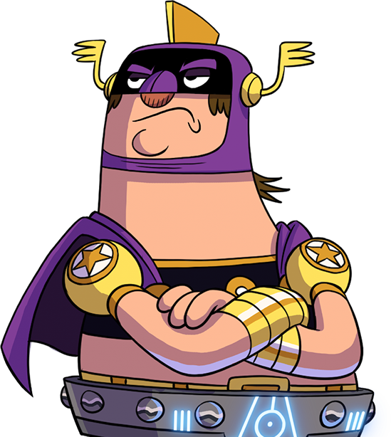 Cartoon Viking Warrior Character