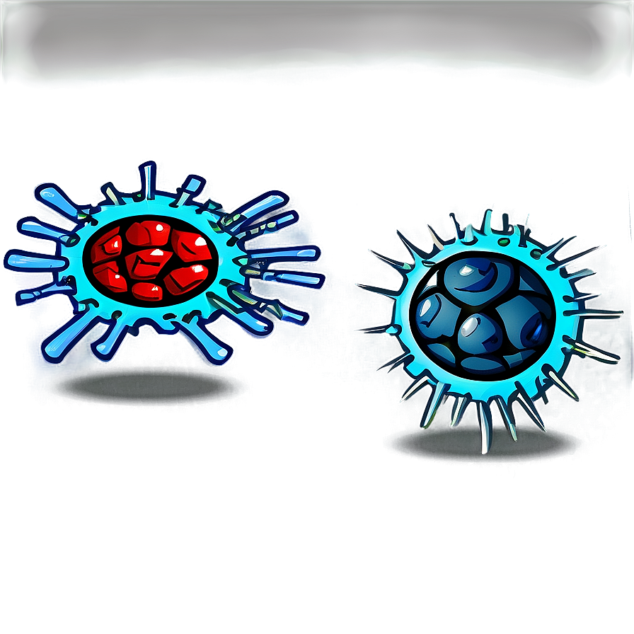 Cartoon Virus On Computer Png 06282024