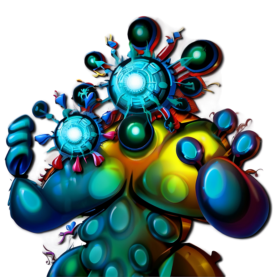 Cartoon Virus On Computer Png Taq55