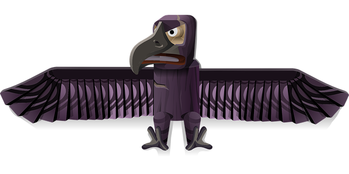 Cartoon Vulture Character