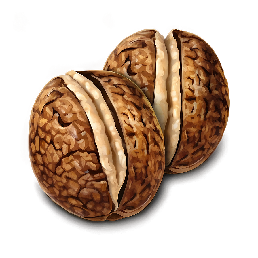 Cartoon Walnut Png 06122024