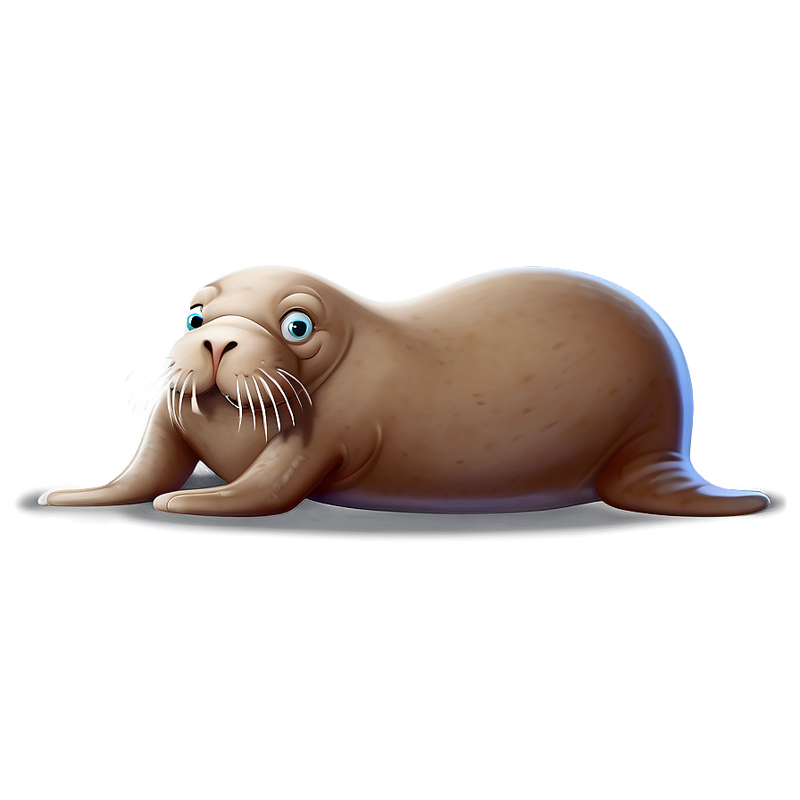 Cartoon Walrus Character Png 13