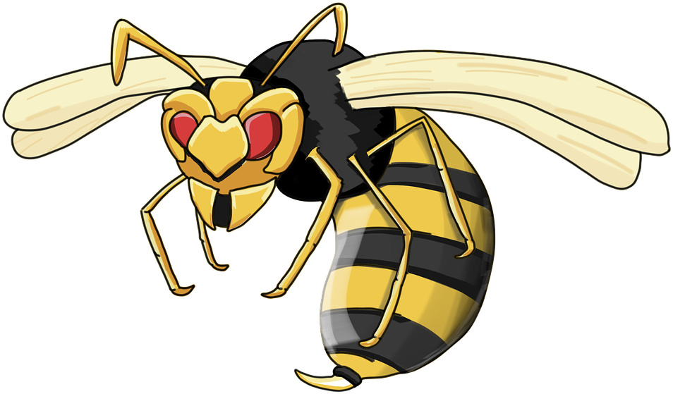 Cartoon Wasp Illustration