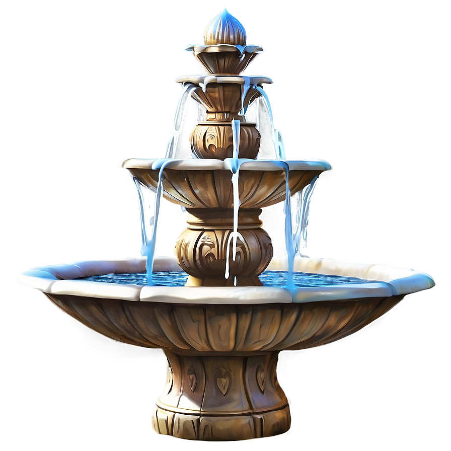 Cartoon Water Fountain Png 72