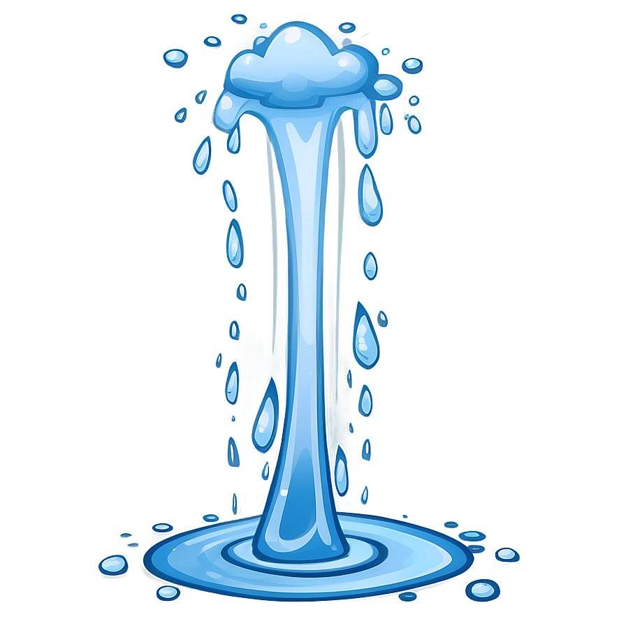 Cartoon Water Splash Png Nut51