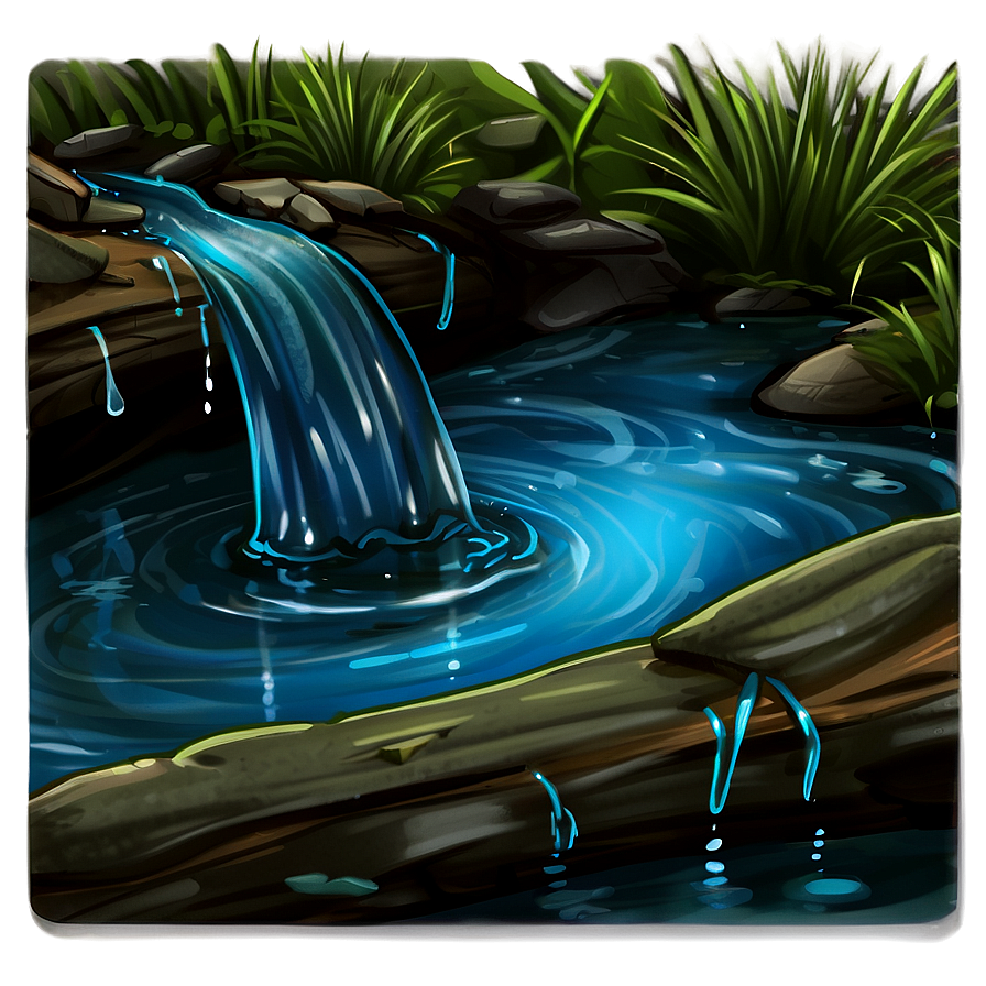 Cartoon Water Stream Png 36