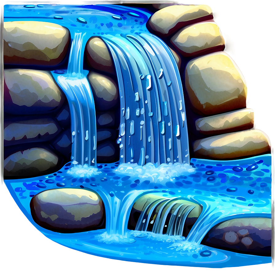 Cartoon Water Stream Png 59