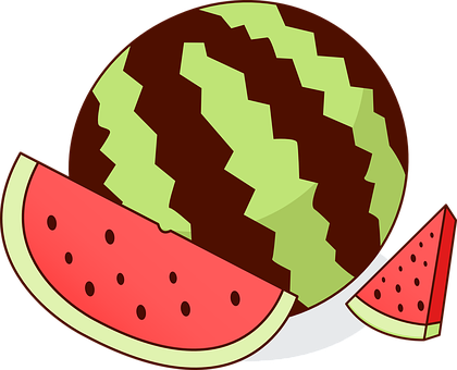 Cartoon Watermelon Slices