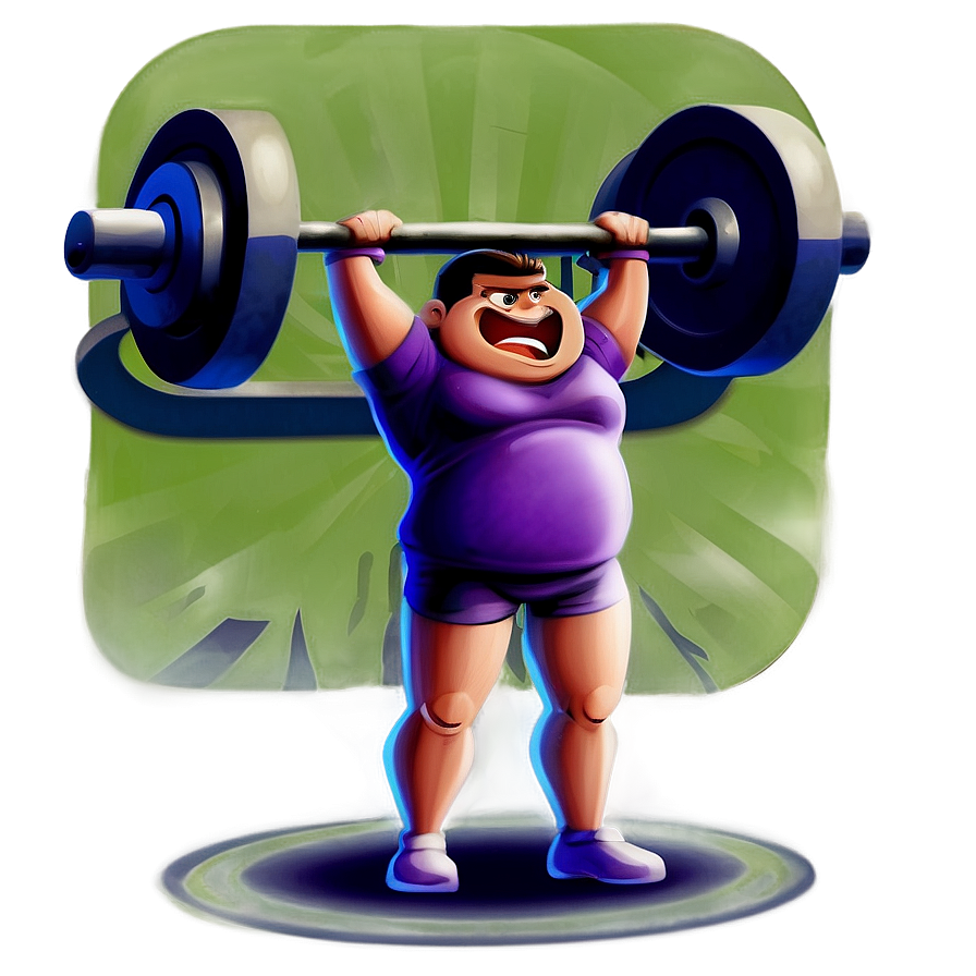 Cartoon Weight Lifting Png 88