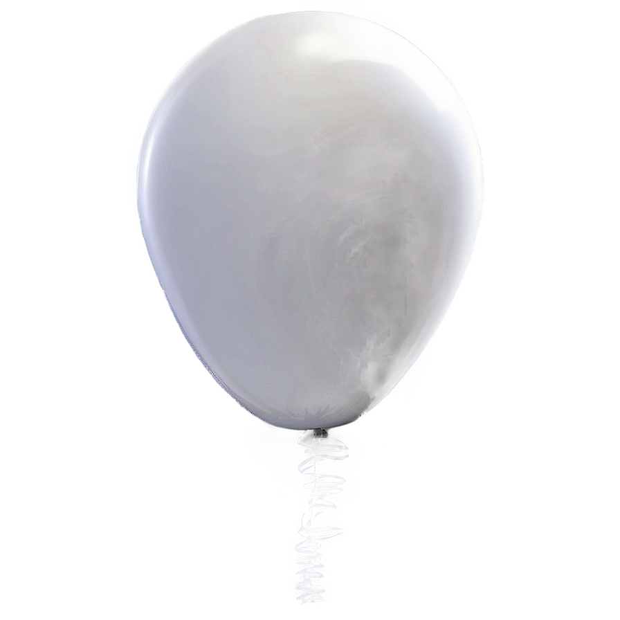 Cartoon White Balloon Png 06212024