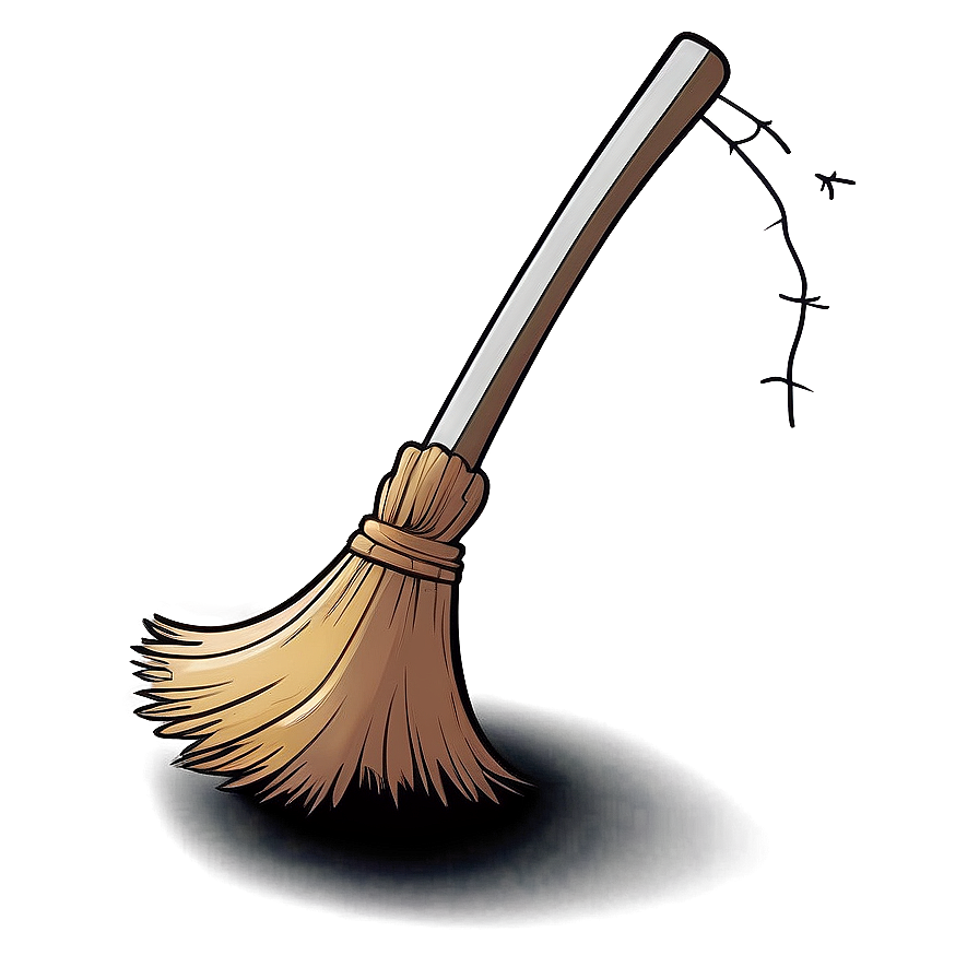 Cartoon Witches Broom Png 06292024