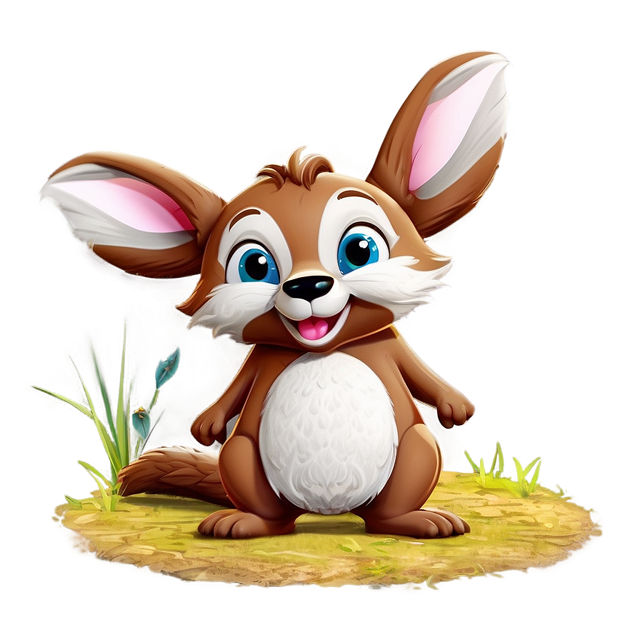 Cartoon Woodland Animal Scene Png 16