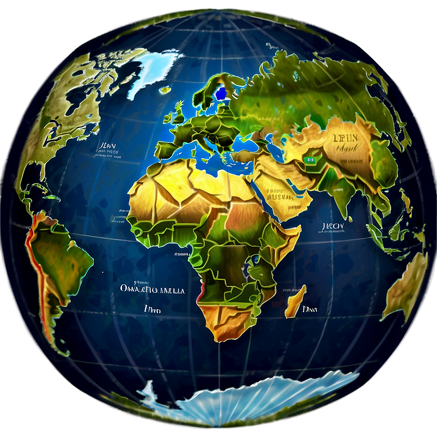 Cartoon World Map Png Jav61