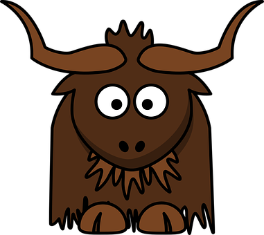 Cartoon Yak Character