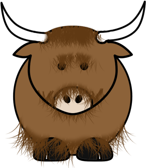 Cartoon Yak Illustration