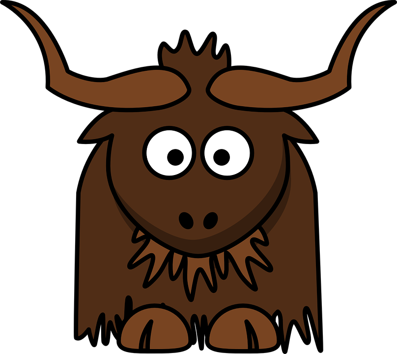 Cartoon Yak Illustration