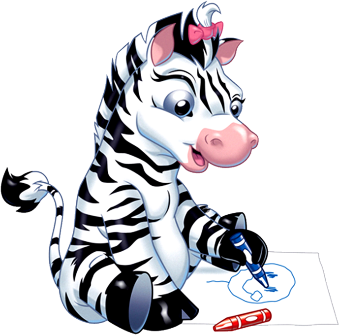 Cartoon Zebra Drawing