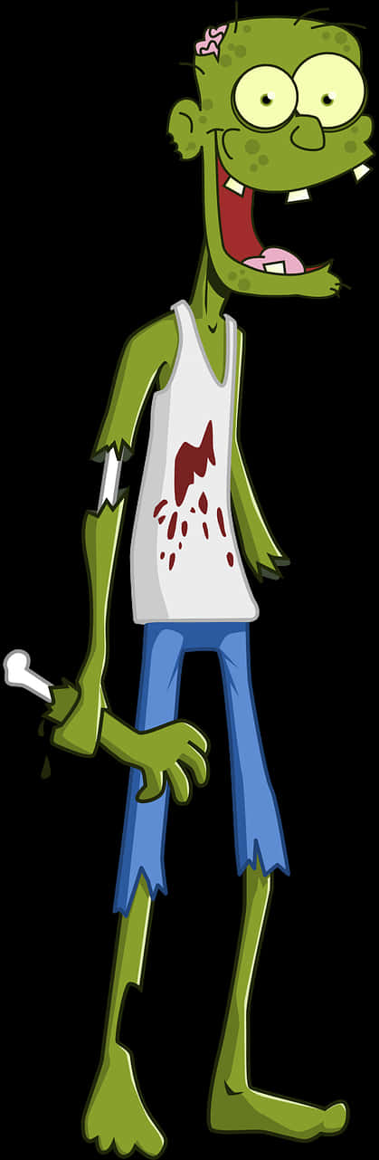 Cartoon Zombie Standing