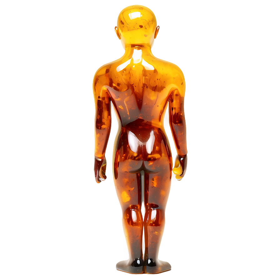 Carved Amber Figurine Png 93